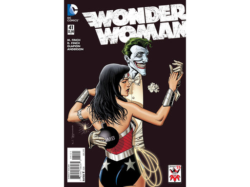 Comic Books DC Comics - Wonder Woman (2015) 041 - Joker Variant Edition (Cond. VF-) - 9002 - Cardboard Memories Inc.