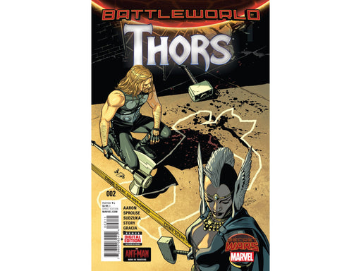 Comic Books Marvel Comics - Battleworld: Thors 002 (Cond. VF-) 17666 - Cardboard Memories Inc.