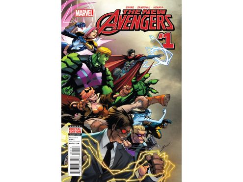 Comic Books Marvel Comics - New Avengers (2015) 001 (Cond. VF-) - 12554 - Cardboard Memories Inc.