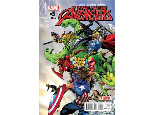Comic Books Marvel Comics - New Avengers (2016) 005 (Cond. VF-) - 14358 - Cardboard Memories Inc.