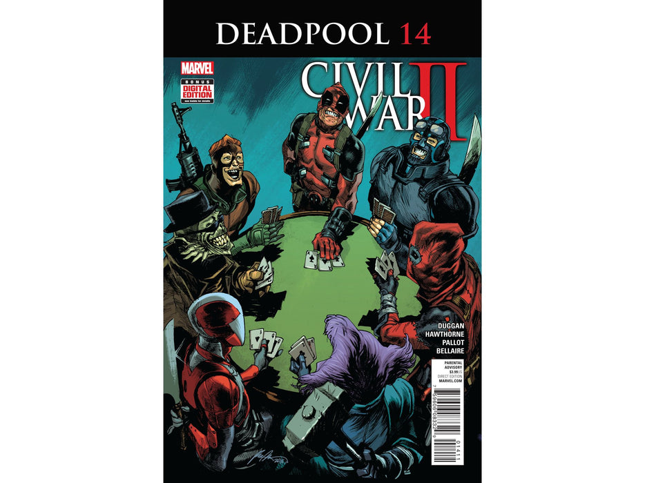 Comic Books Marvel Comics - Dead Pool 014 Civil War 2 (Cond. VF+) - 8037 - Cardboard Memories Inc.