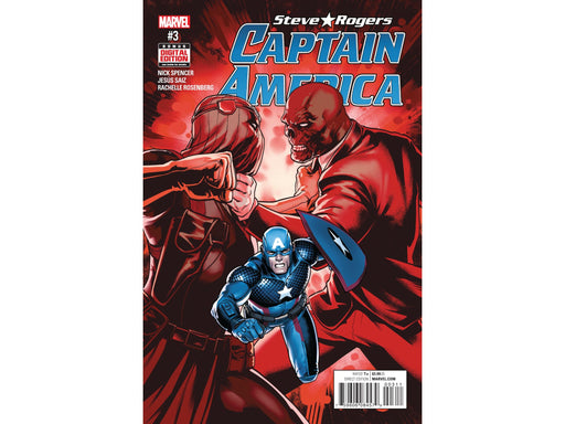 Comic Books Marvel Comics - Captain America - Steve Rogers 003 (Cond. VF-) - 10939 - Cardboard Memories Inc.