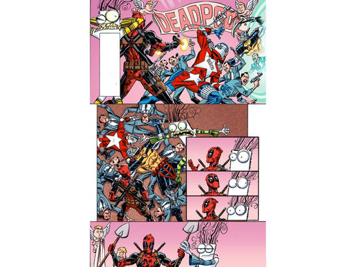 Comic Books Marvel Comics - Dead Pool 015 Civil War 2 - Koblish Secret Comic Variant Edition (Cond. VF+) - 8044 - Cardboard Memories Inc.