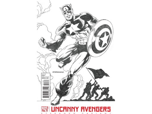 Comic Books Marvel Comics - Uncanny Avengers 011 - Steranko Variant Edition (Cond. VF-) - 8778 - Cardboard Memories Inc.