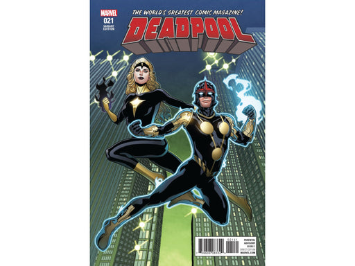 Comic Books Marvel Comics - Dead Pool 021 NOW - Noto Champions Variant Edition (Cond. VF) - 8051 - Cardboard Memories Inc.