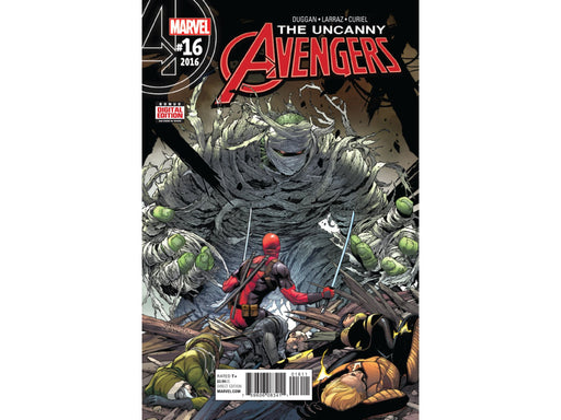Comic Books Marvel Comics - Uncanny Avengers (2016) 016 (Cond. VF-) - 8782 - Cardboard Memories Inc.