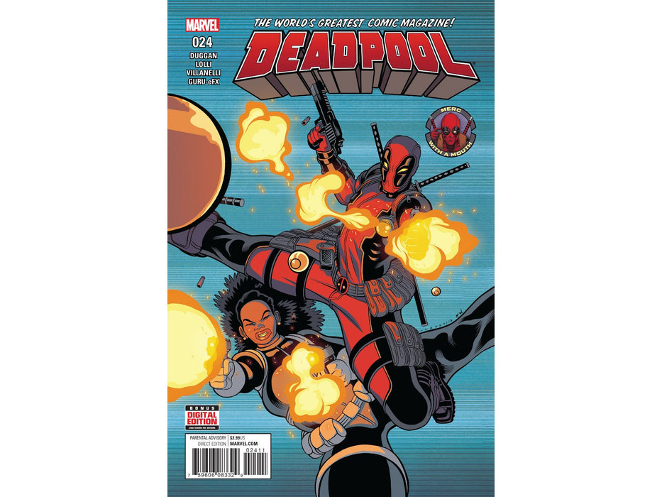 Comic Books Marvel Comics - Dead Pool 024 (Cond. VF+) - 8045 - Cardboard Memories Inc.