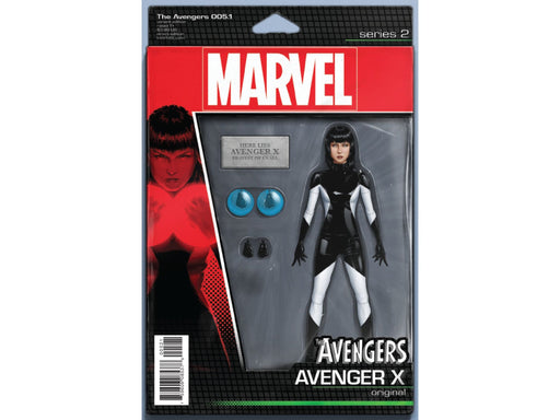 Comic Books Marvel Comics - Avengers (2017) 005.1 - Christopher Action Figure Variant Edition (Cond. VF-) - 12556 - Cardboard Memories Inc.