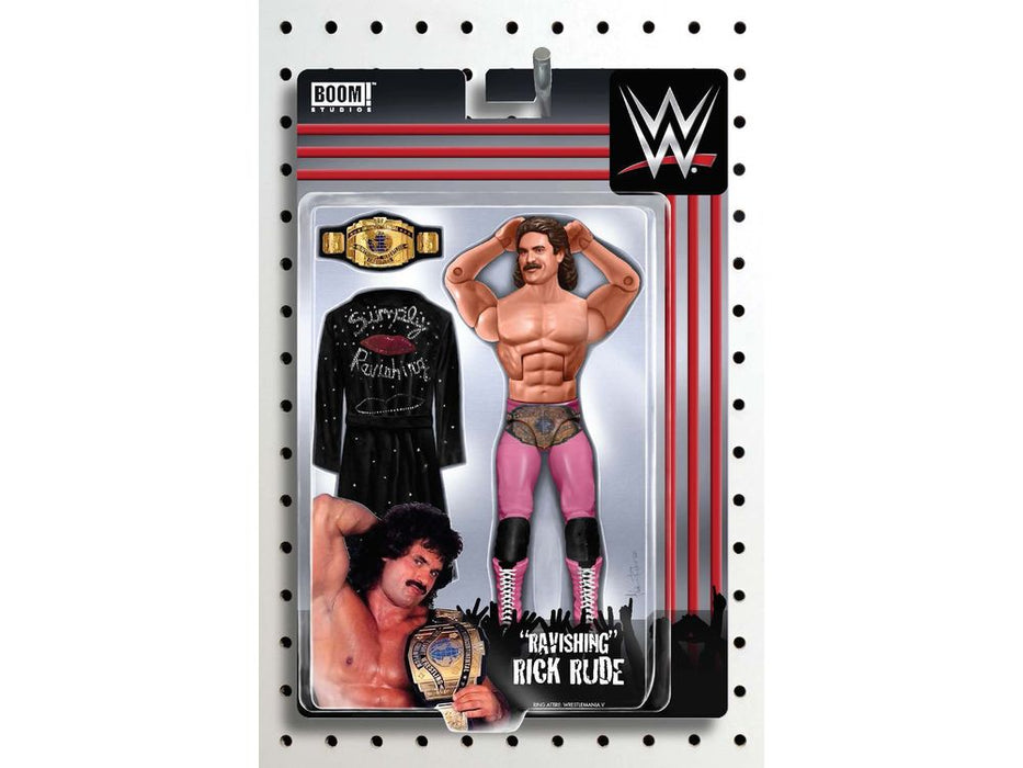 Comic Books BOOM! Studios - WWE (2017) 006 - Rick Rude Action Figure Variant Edition (Cond. VF-) - 8948 - Cardboard Memories Inc.
