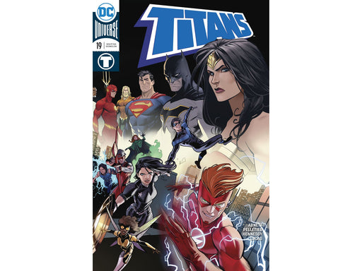 Comic Books DC Comics - Titans 019 - Mora Variant Edition (Cond. VF-) - 8826 - Cardboard Memories Inc.