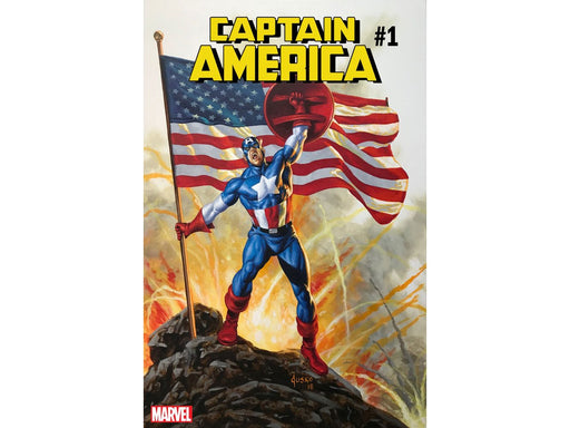 Comic Books Marvel Comics - Captain America 001 - Jusko Variant Edition (Cond. VF-) - 10948 - Cardboard Memories Inc.