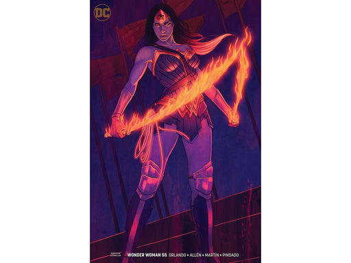 Comic Books DC Comics - Wonder Woman (2018) 055 - Frison Variant Edition (Cond. VF-) - 9030 - Cardboard Memories Inc.