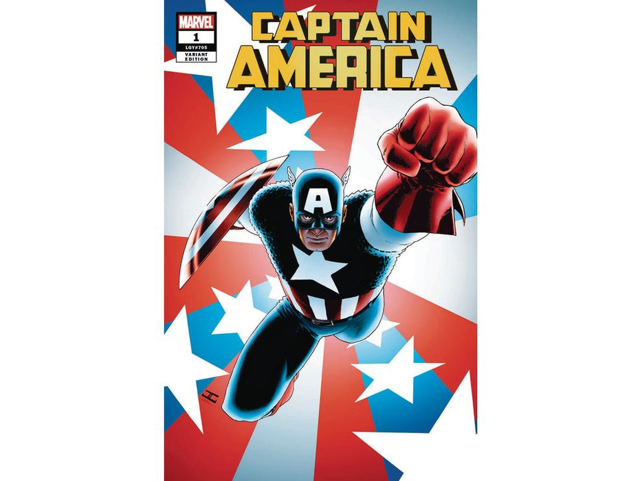Comic Books Marvel Comics - Captain America 001 - Cassaday Variant Edition (Cond. VF-) - 10947 - Cardboard Memories Inc.