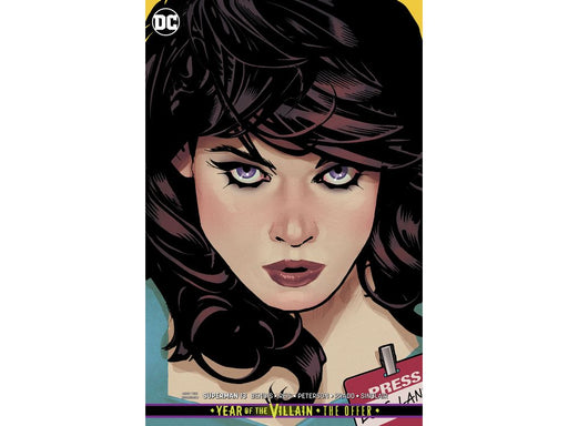 Comic Books DC Comics - Superman (2016) 013 YOTV the Offer - Card Stock Variant Edition (Cond. FN/VF) - 12938 - Cardboard Memories Inc.