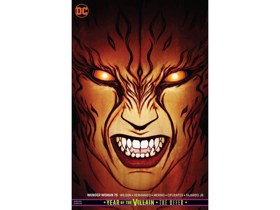 Comic Books DC Comics - Wonder Woman (2019) 075 Variant Edition (Cond. VF-) - 9105 - Cardboard Memories Inc.