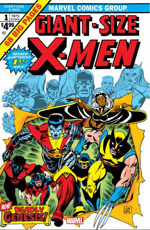 Comic Books Marvel Comics - Giant Sized X-Men 001 - Facsimile Edition (Cond. FN) - 4322 - Cardboard Memories Inc.