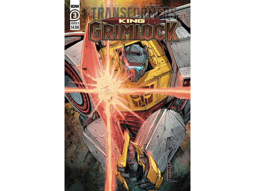Comic Books IDW Comics - Transformers King Grimlock 003 of 5 (Cond. VF-) Padilla Variant - 18565 - Cardboard Memories Inc.