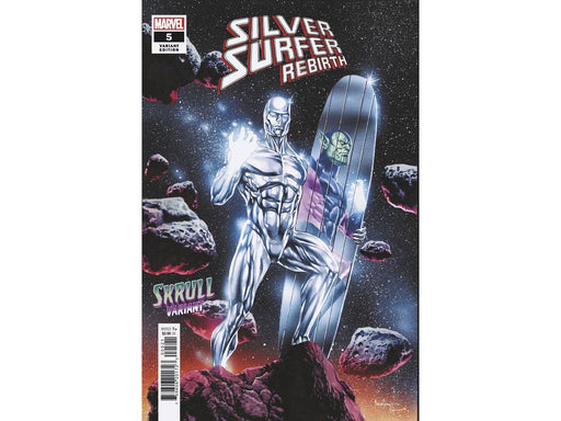 Comic Books Marvel Comics - Silver Surfer: Rebirth 05 - Suayan Skrull Variant (Cond. VF- 7.5) 16248 - Cardboard Memories Inc.