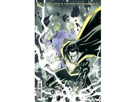 Comic Books DC Comics - Justice League vs Legion of Superheroes 004 (Cond. VF-) - Moore Card Stock Variant Edition - 14388 - Cardboard Memories Inc.