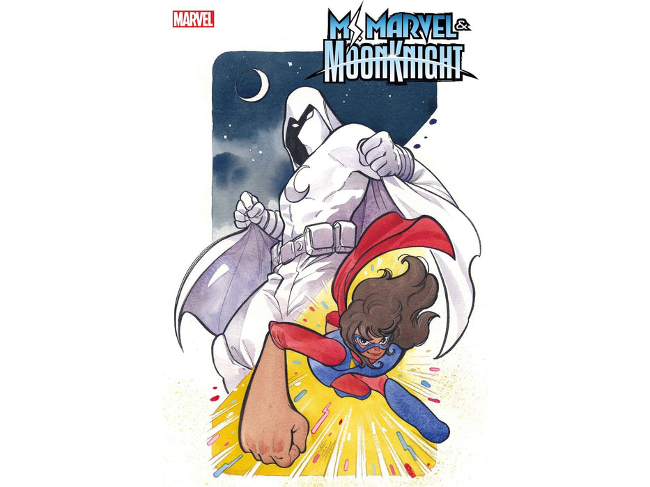 Comic Books Marvel Comics - Ms Marvel & Moon Knight 001 - Peach Momoko Variant Edition (Cond. VF-) 13880 - Cardboard Memories Inc.