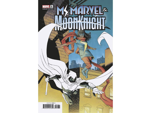Comic Books Marvel Comics - Ms Marvel & Moon Knight 001 - Shalvey Variant Edition (Cond. VF-) 13879 - Cardboard Memories Inc.