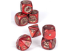 Collectible Miniature Games Games Workshop - Blood Bowl - Khorne Team Dice Set- 200-97 - Cardboard Memories Inc.