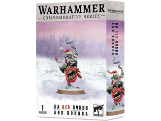 Collectible Miniature Games Games Workshop - Warhammer 40K - Orks - Da Red Gobbo and Bounca - Commemorative Series - 50-44 - Cardboard Memories Inc.