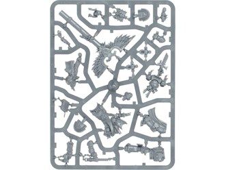 Collectible Miniature Games Games Workshop - Warhammer 40K - Black Templars - Chaplain Grimaldus and Retinue - 55-44 - Cardboard Memories Inc.