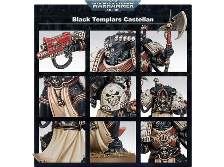 Collectible Miniature Games Games Workshop - Warhammer 40K - Black Templars - Castellan - 55-47 - Cardboard Memories Inc.