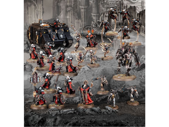 Collectible Miniature Games Games Workshop - Warhammer 40K - Adepta Sororitas - Combat Patrol - 52-30 - Cardboard Memories Inc.