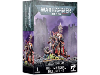 Collectible Miniature Games Games Workshop - Warhammer 40K - Black Templars - High Marshal Helbrecht - 55-41 - Cardboard Memories Inc.