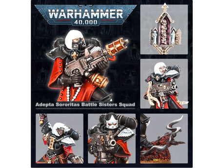 Collectible Miniature Games Games Workshop - Warhammer 40K - Adepta Sororitas - Combat Patrol - 52-30 - Cardboard Memories Inc.