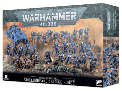Collectible Miniature Games Games Workshop - Warhammer 40K - Space Marines - Battleforce - Shieldbreaker Strike Force - 48-47 - Cardboard Memories Inc.