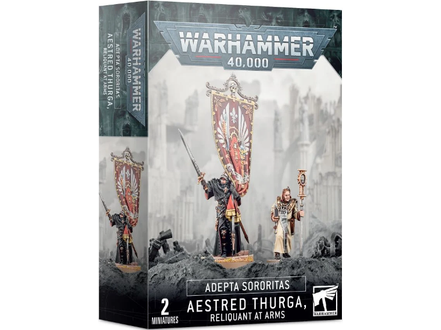 Collectible Miniature Games Games Workshop - Warhammer 40K - Adepta Sororitas - Aestred Thurga - Reliquant at Arms- 52-36 - Cardboard Memories Inc.