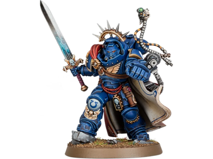 Collectible Miniature Games Games Workshop - Warhammer 40K - Space Marines - Captain in Gravis Armour - 48-70 - Blister - Cardboard Memories Inc.