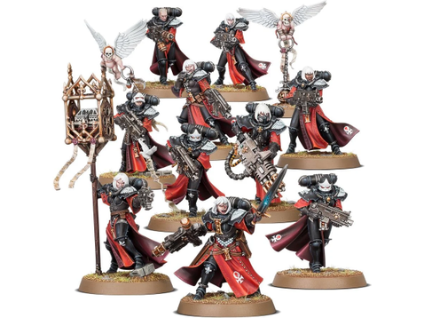 Collectible Miniature Games Games Workshop - Warhammer 40K - Adepta Sororitas - Battle Sisters Squad - 52-20 - Cardboard Memories Inc.
