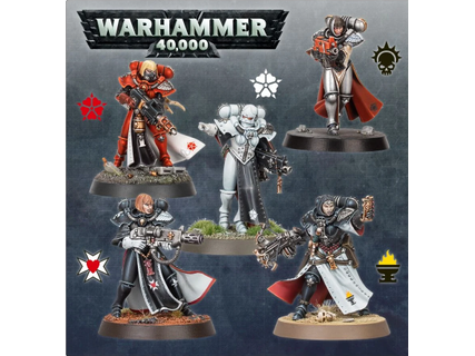 Collectible Miniature Games Games Workshop - Warhammer 40K - Adepta Sororitas - Battle Sisters Squad - 52-20 - Cardboard Memories Inc.