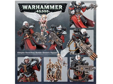 Collectible Miniature Games Games Workshop - Warhammer 40K - Adepta Sororitas - Battle Sisters Squad - 52-20 - Cardboard Memories Inc.