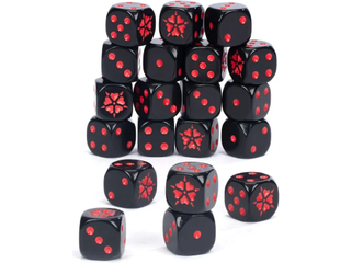 Collectible Miniature Games Games Workshop - Warhammer 40K - Adepta Sororitas - Order of the Bloody Rose - Dice Set - 52-60 - Cardboard Memories Inc.