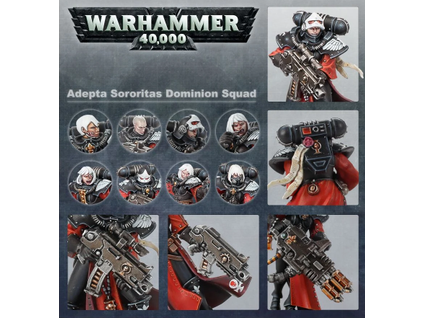 Collectible Miniature Games Games Workshop - Warhammer 40K - Adepta Sororitas - Battle Sisters Squad - 52-20 - Cardboard Memories Inc.
