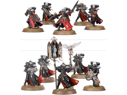 Collectible Miniature Games Games Workshop - Warhammer 40K - Adepta Sororitas - Battle Sisters Squad - 52-20 - Cardboard Memories Inc.