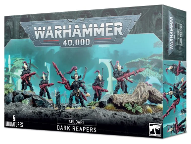 Collectible Miniature Games Games Workshop - Warhammer 40K - Aeldari - Dark Reapers - 46-22 - Cardboard Memories Inc.