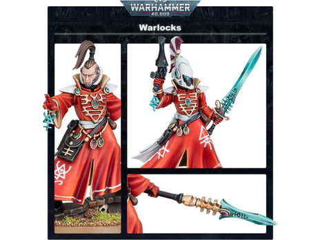 Collectible Miniature Games Games Workshop - Warhammer 40K - Aeldari - Warlocks - 46-16 - Cardboard Memories Inc.