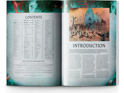 Collectible Miniature Games Games Workshop - Warhammer 40K - Codex - Aeldari - 9th Edition - Hardcover - 46-01 - Cardboard Memories Inc.