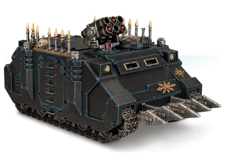 Collectible Miniature Games Games Workshop - Warhammer 40K - Chaos Space Marines - Chaos Rhino - 43-11 - Cardboard Memories Inc.