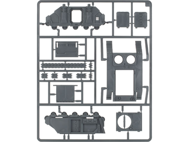 Collectible Miniature Games Games Workshop - Warhammer 40K - Chaos Space Marines - Chaos Rhino - 43-11 - Cardboard Memories Inc.
