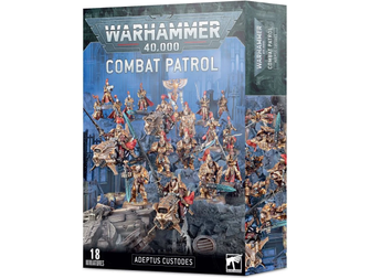 Collectible Miniature Games Games Workshop - Warhammer 40K - Adeptus Custodes - Combat Patrol - 01-18 - Cardboard Memories Inc.
