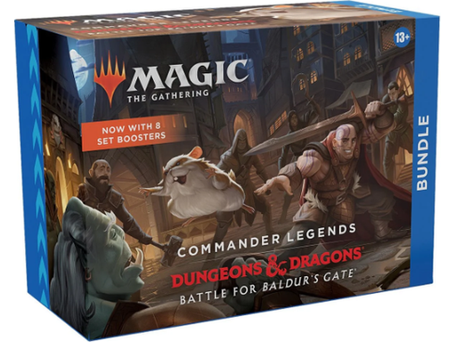 Trading Card Games Magic the Gathering - Commander Legends - Dungeons and Dragons - Battle for Baldurs Gate - Bundle Fat Pack - Cardboard Memories Inc.