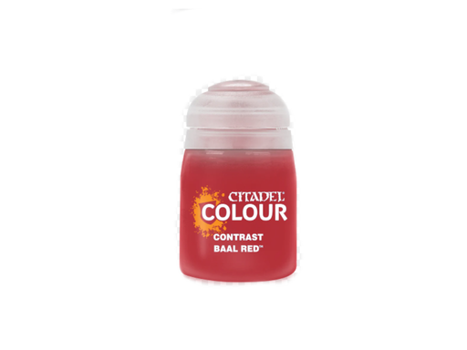 Paints and Paint Accessories Citadel Contrast Paint - Baal Red - 29-67 - Cardboard Memories Inc.