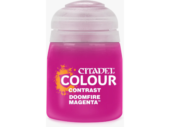 Paints and Paint Accessories Citadel Contrast Paint - Doomfire Magenta - 29-66 - Cardboard Memories Inc.